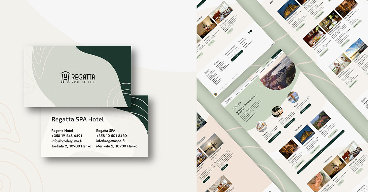 Regatta Spa Hotellin verkkosivu-uudistuksen taustalla oli selkeä kehitysprosessi, joka alkoi brändityöpajasta.